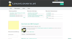 Desktop Screenshot of linuxlovers.at